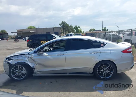 2014 Ford Fusion Titanium z USA, uszkodzony, nr VIN 3FA6P0K96ER307056